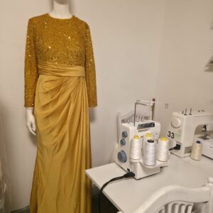 Gold dress